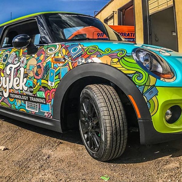 Business branding with wall wraps floor wraps and logo design in Denver Colorado