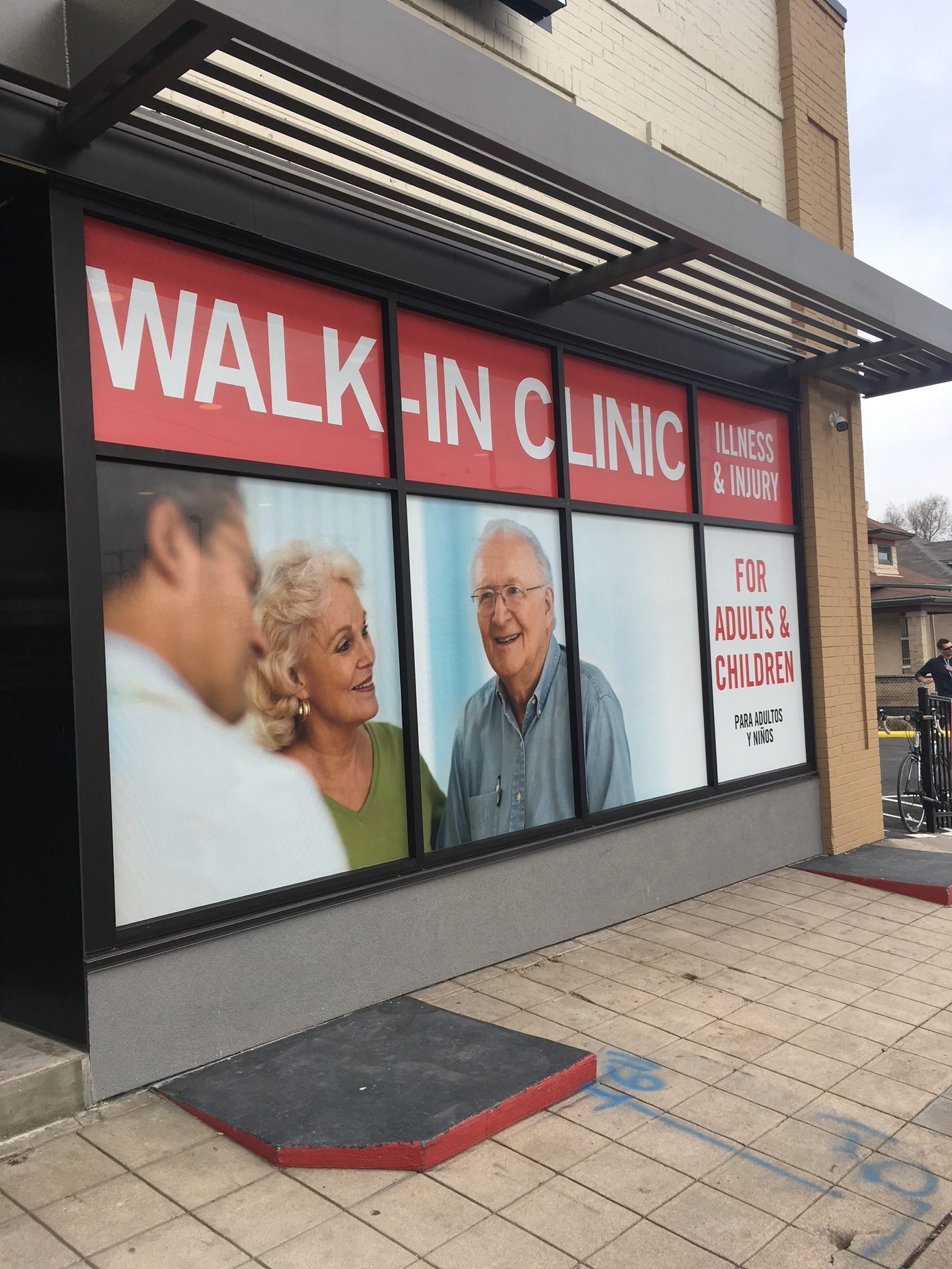 Office branding wall wrap with company values and mission statement in Denver CO