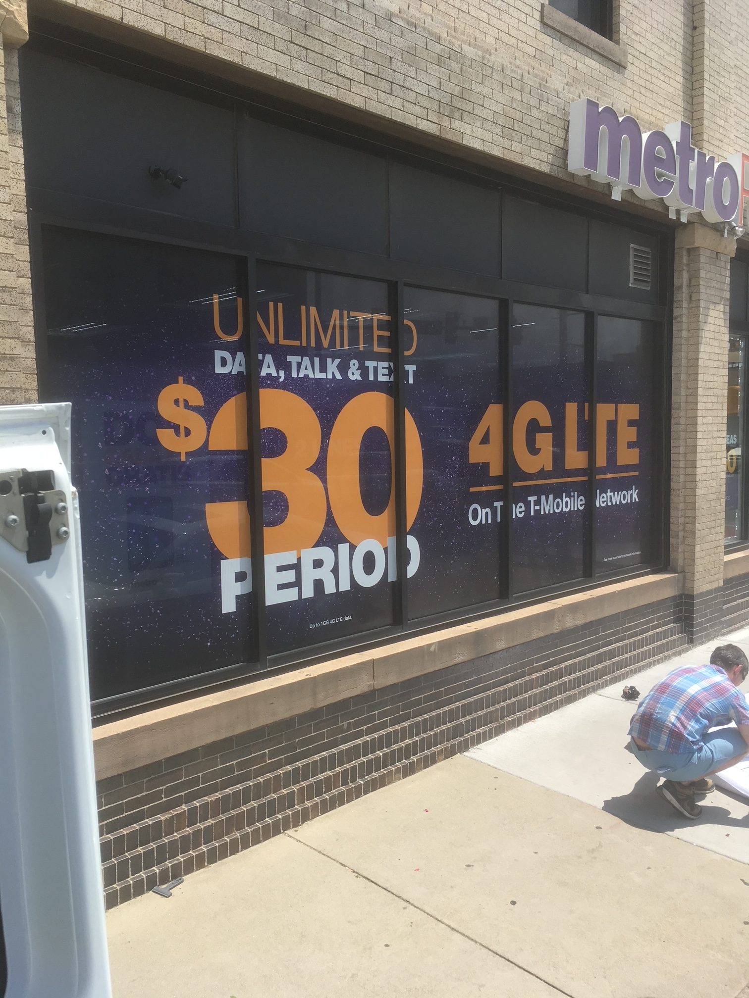 Custom anti-slip floor graphics installed by Big Dog Wraps in Castle Rock, CO